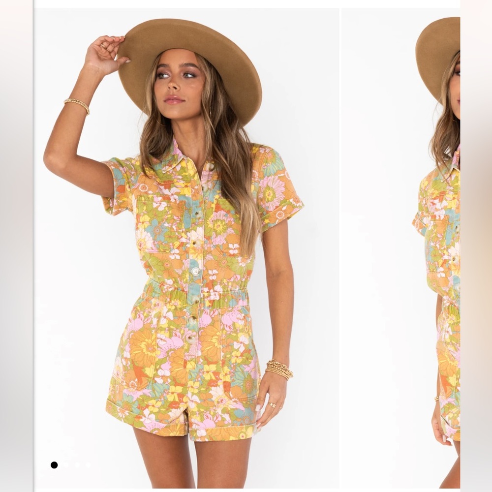 Show Me Your Mumu Cannon Romper, Size Small